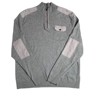 Alfani Quarter Zip Cotton Sweater Size XL